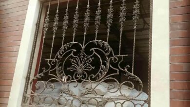 سفارش حفاظ پنجره ساده، مدرن و فرفورژه متناسب با نمای ساختمان