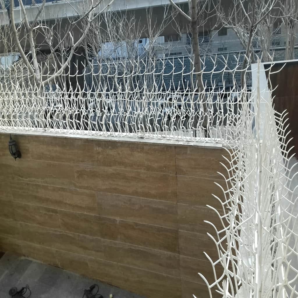 حفاظ بوته ای در نمای بیرونی ساختمان