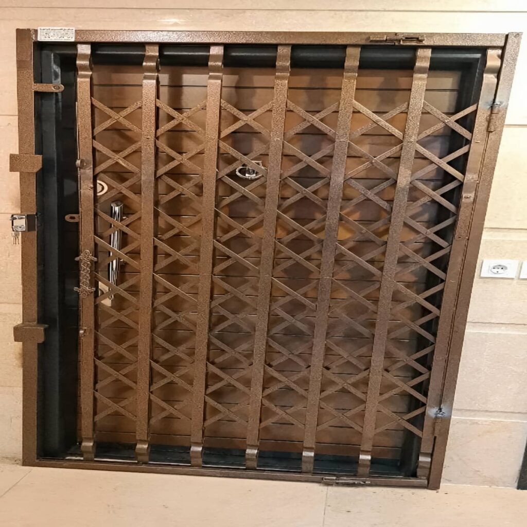 نرده آکاردئونی با جنس مقاوم