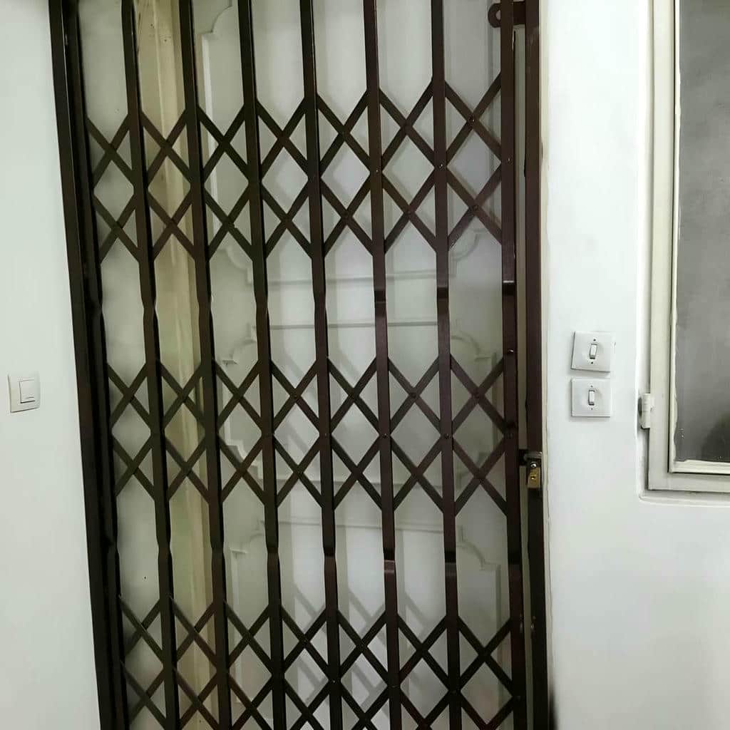 نرده آکاردئونی فلزی