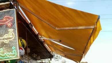 سایبان ضد آب سفارشی با پوشش مقاوم