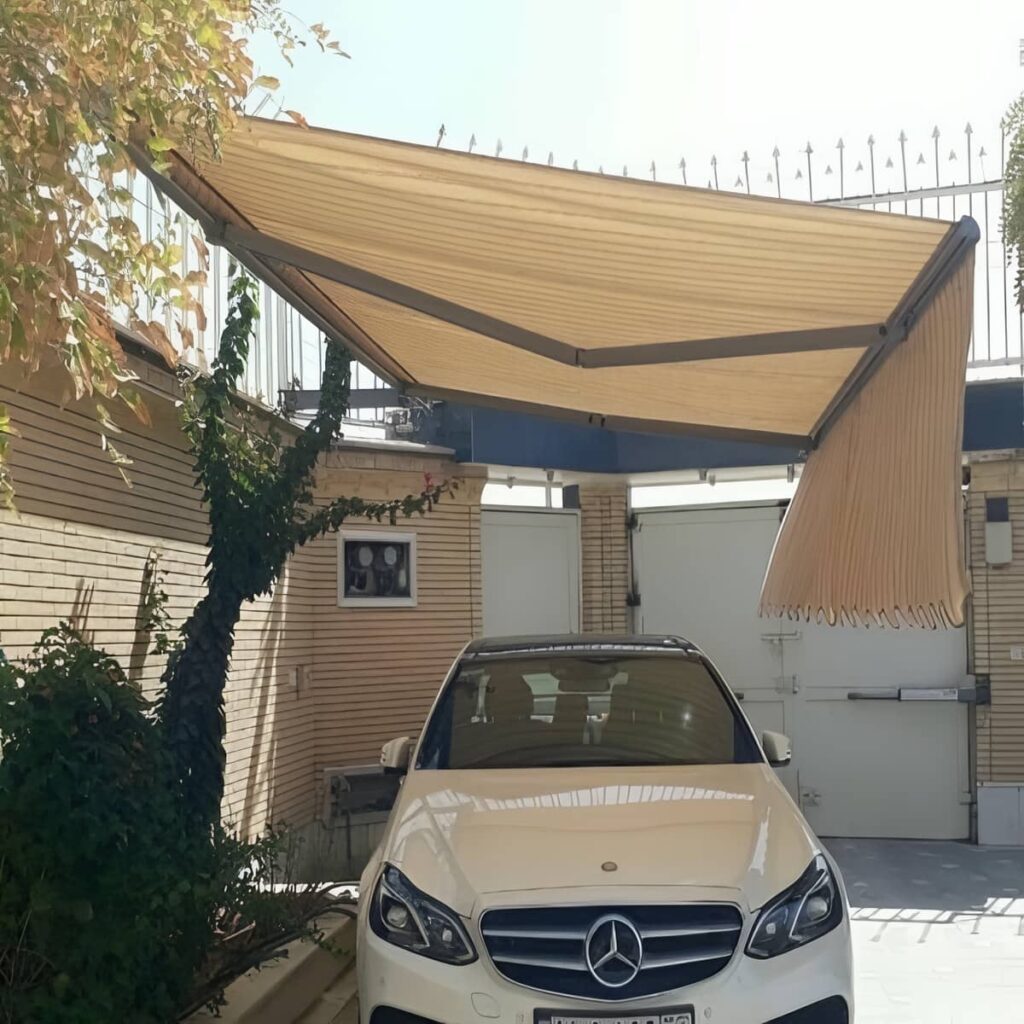 سایبان ریموت دار با موتور برقی