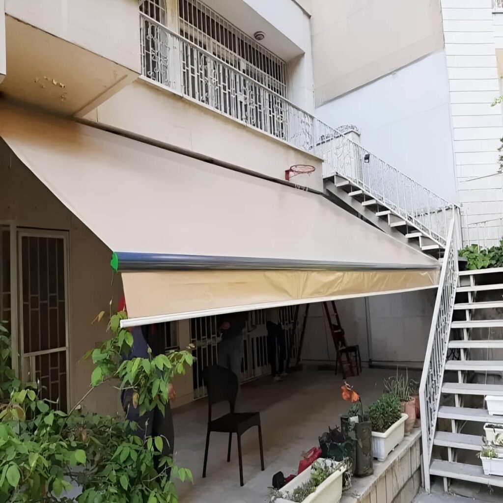 چادر برقی مدرن با طراحی مینیمال