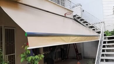 چادر برقی مدرن با طراحی مینیمال