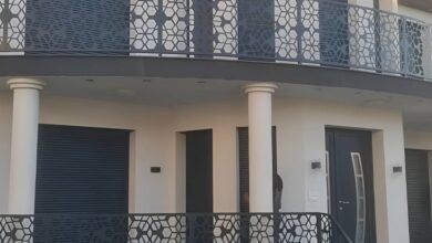 نرده راه پله فلزی با طراحی مناسب فضای داخلی
