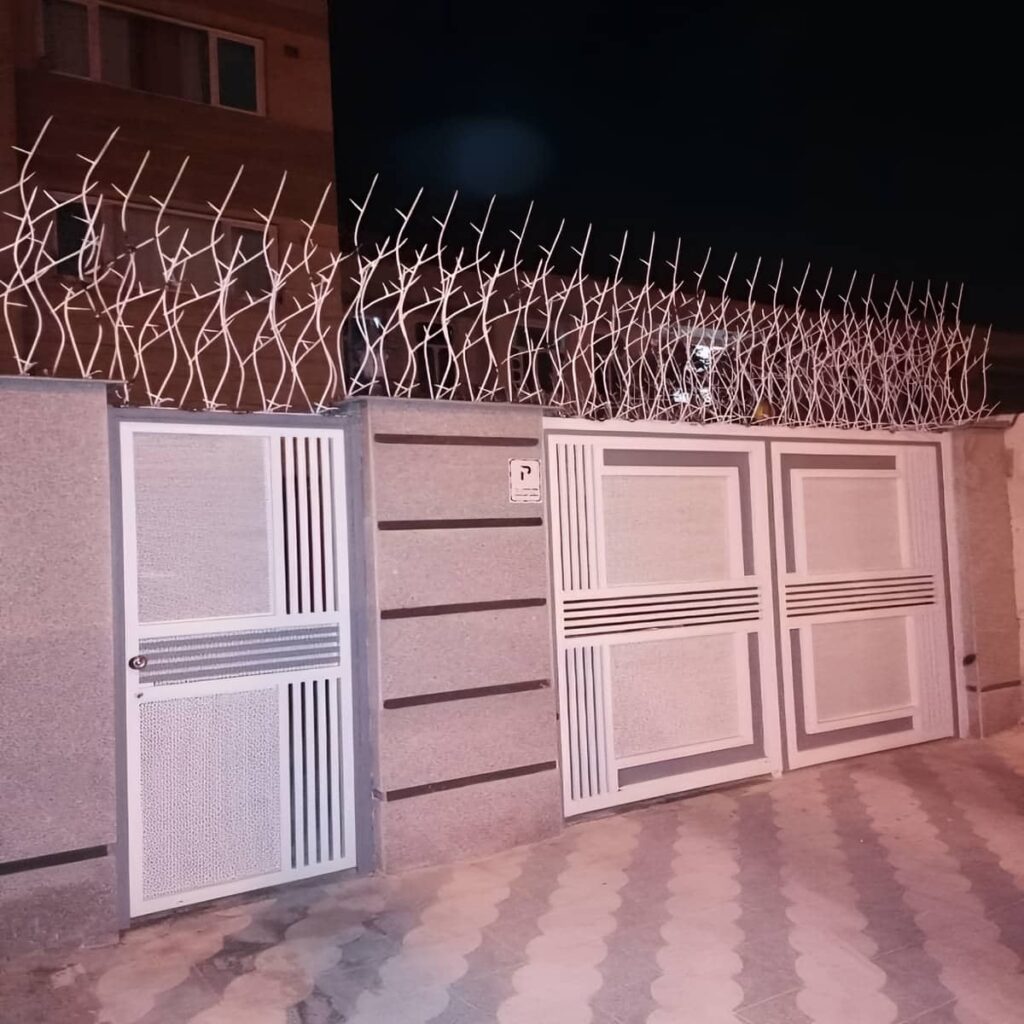 حفاظ شاخ گوزنی طرح f فلزی برای دیوار ساختمان