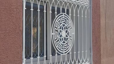 حفاظ پنجره ثابت با ساختار فلزی مقاوم