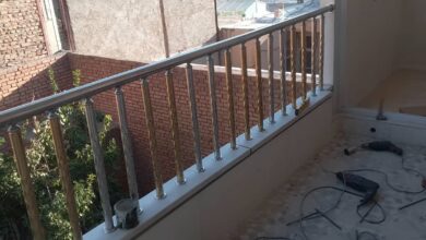 حفاظ لبه بالکن فلزی با طراحی مدرن