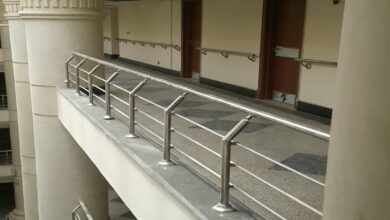 حفاظ بالکن فلزی مقاوم در برابر باد