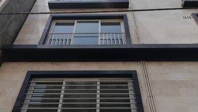 حفاظ پنجره دوجداره سفارشی با طراحی مدرن