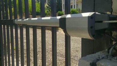 جک درب حیاط با ابعاد سفارشی