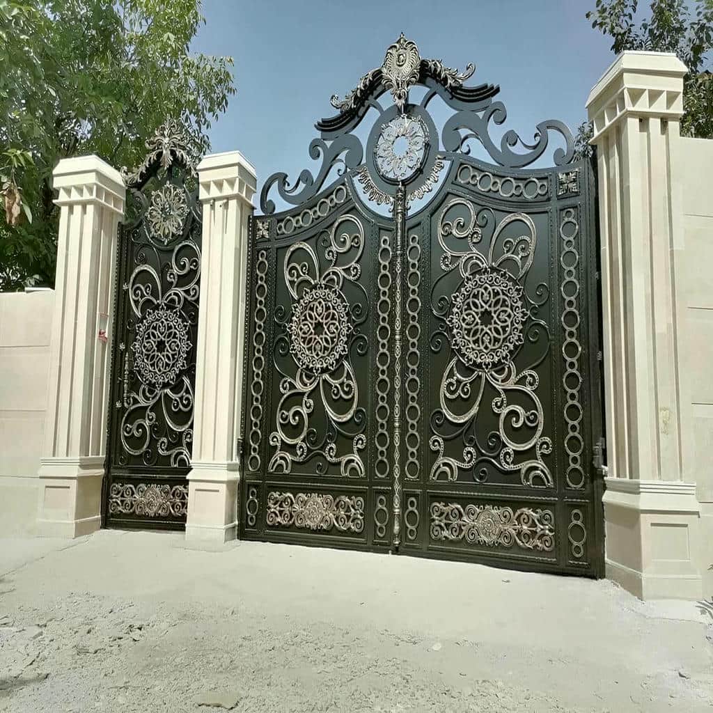 درب شهرکی آهنی با پوشش محافظ