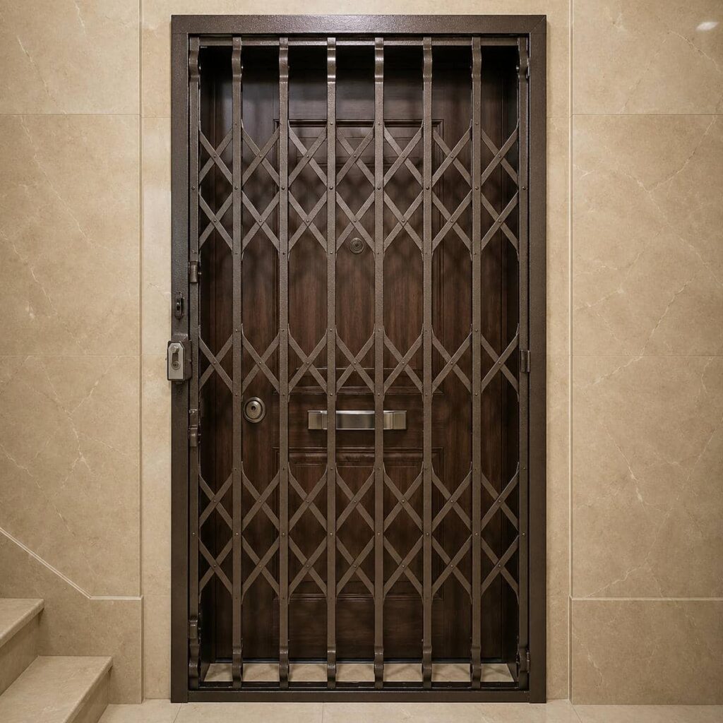 گارد درب آپارتمان مناسب دهانه بزرگ
