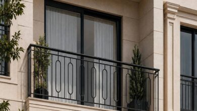 نرده کلاسیک بالکن با طراحی اصیل