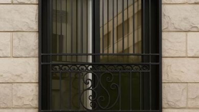 حفاظ پنجره کلاسیک با طرح فرفورژه اصیل