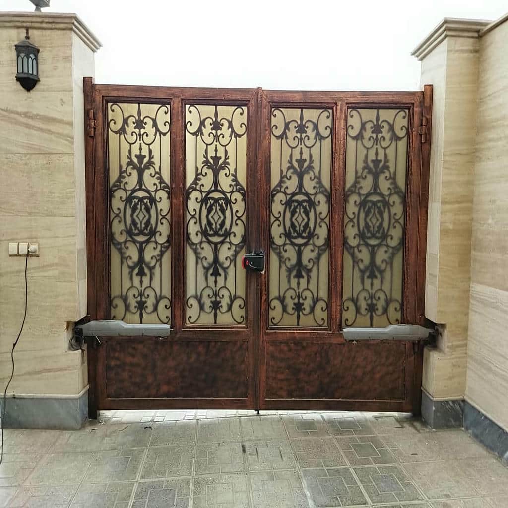 جک درب پارکینگ استان اردبیل مدل بازویی ورودی ساختمان