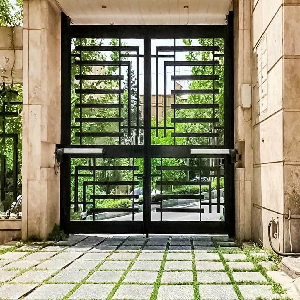 جک پارکینگی بیرجند در ورودی ویلایی مدرن