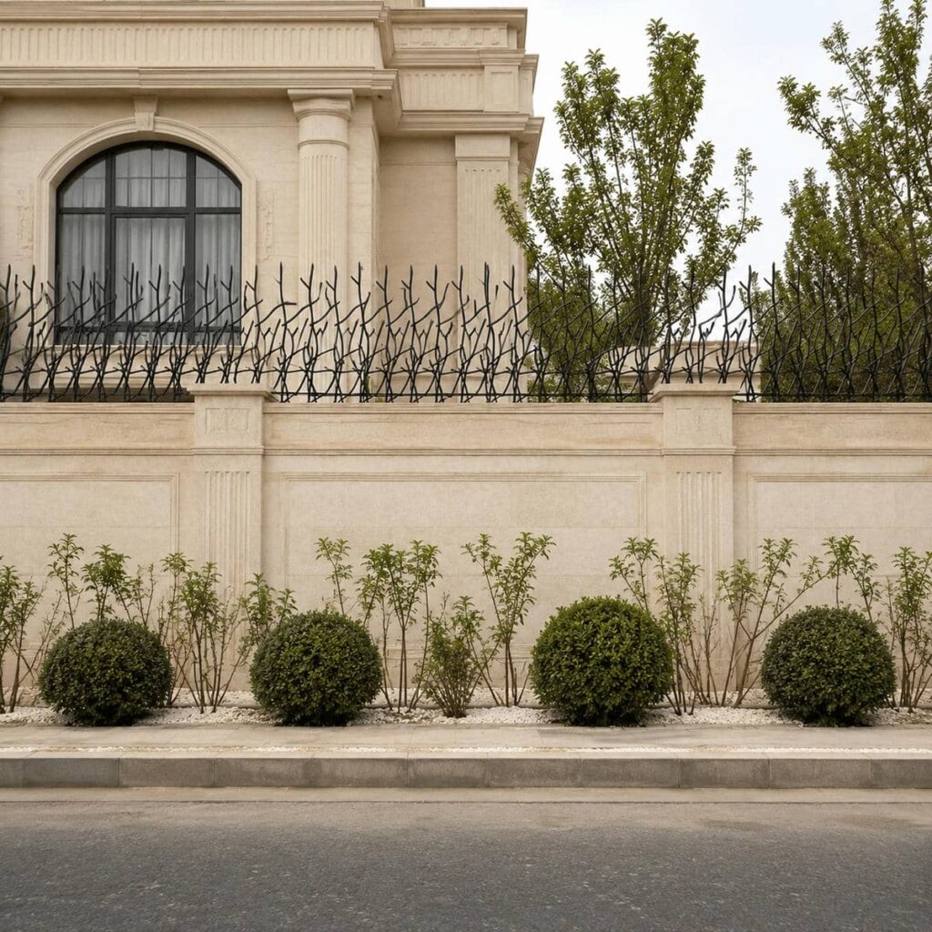 حفاظ دیوار اردبیل در محوطه ساختمان