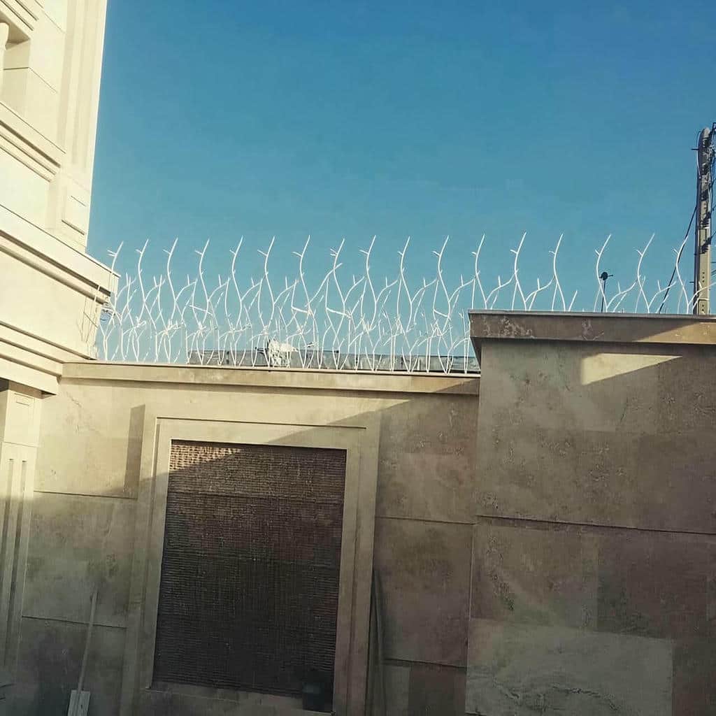 حفاظ دیوار با پوشش مقاوم