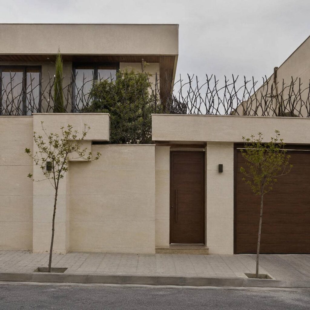 حفاظ دیوار سنندج نمای ویلایی