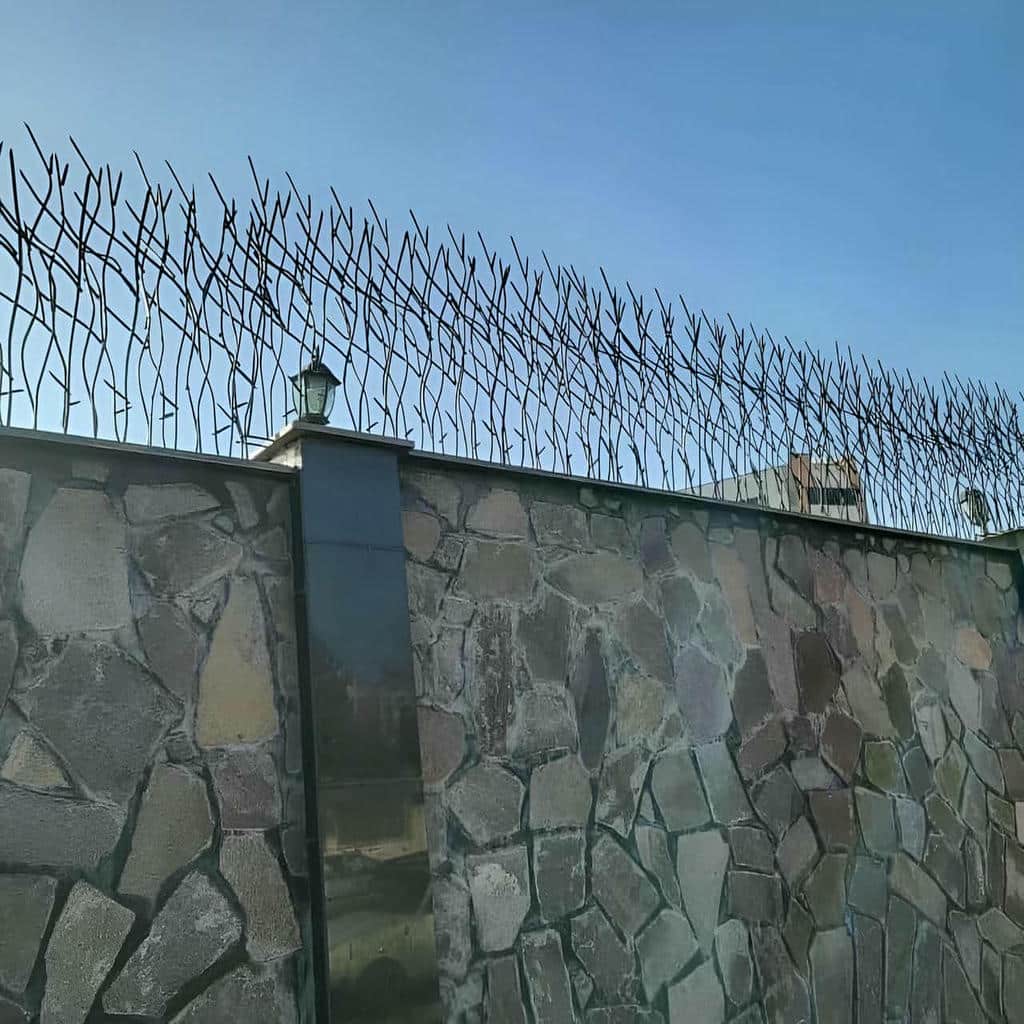 حفاظ دیوار شاخ گوزنی شهرکرد نمای فلزی مقاوم