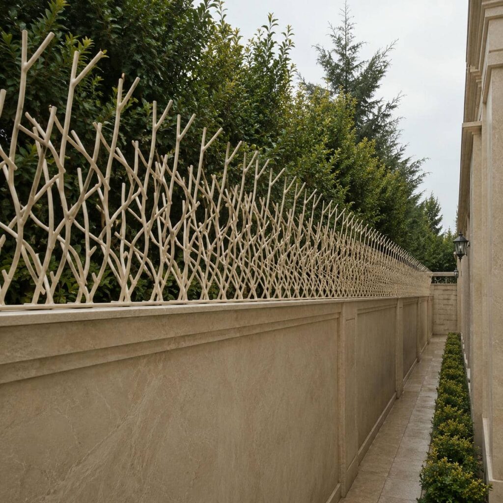 حفاظ دیوار فلزی برای محوطه ساختمان