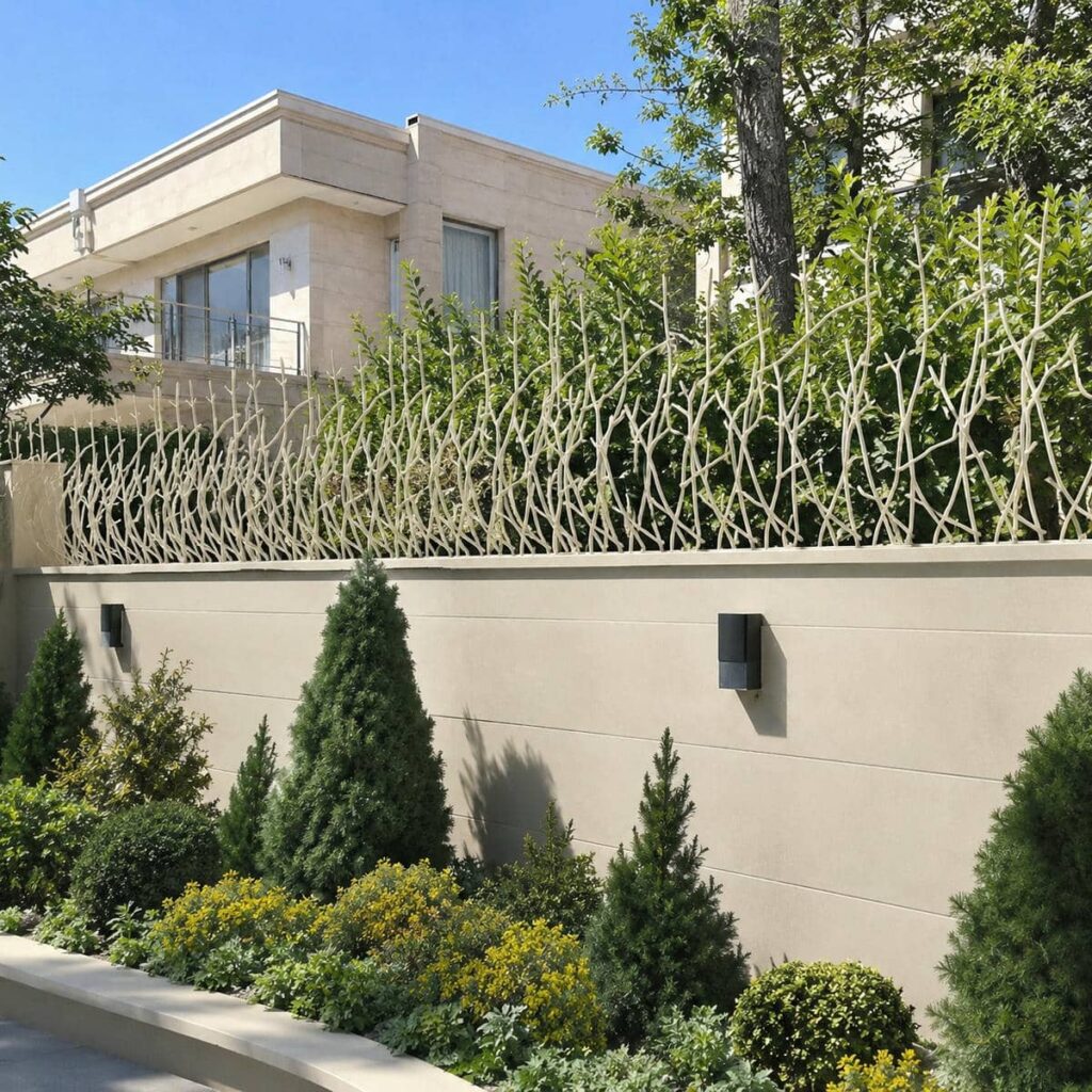حفاظ دیوار کرمانشاه با طراحی مناسب نمای بیرونی حفاظ دیوار کرمانشاه با طراحی مناسب نمای بیرونی