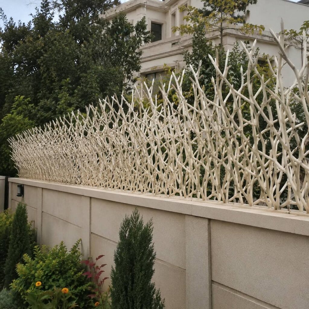 حفاظ سرنیزه ای فلزی محوطه