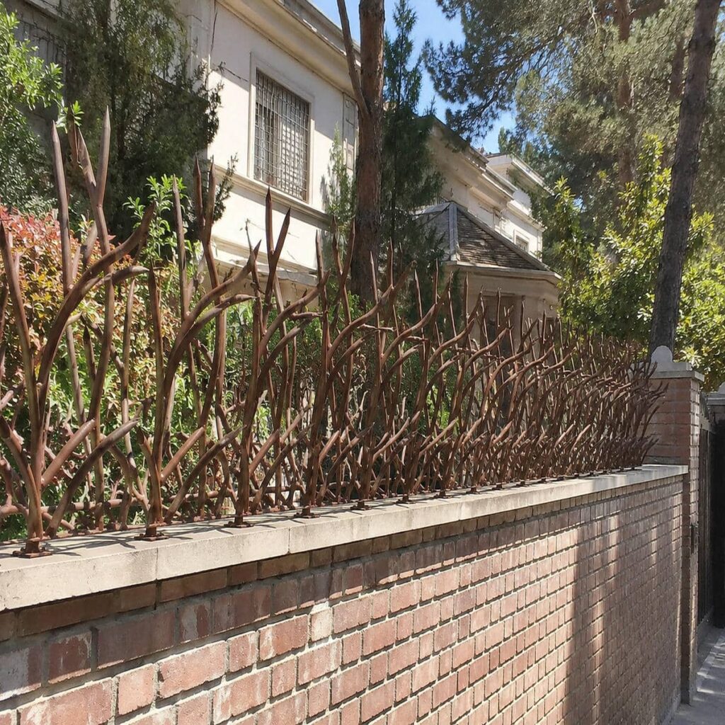 نرده حفاظ دیوار فلزی ساختمان نرده حفاظ دیوار فلزی ساختمان