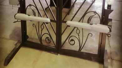 جک درب پارکینگ بازویی سفید استان خراسان جنوبی