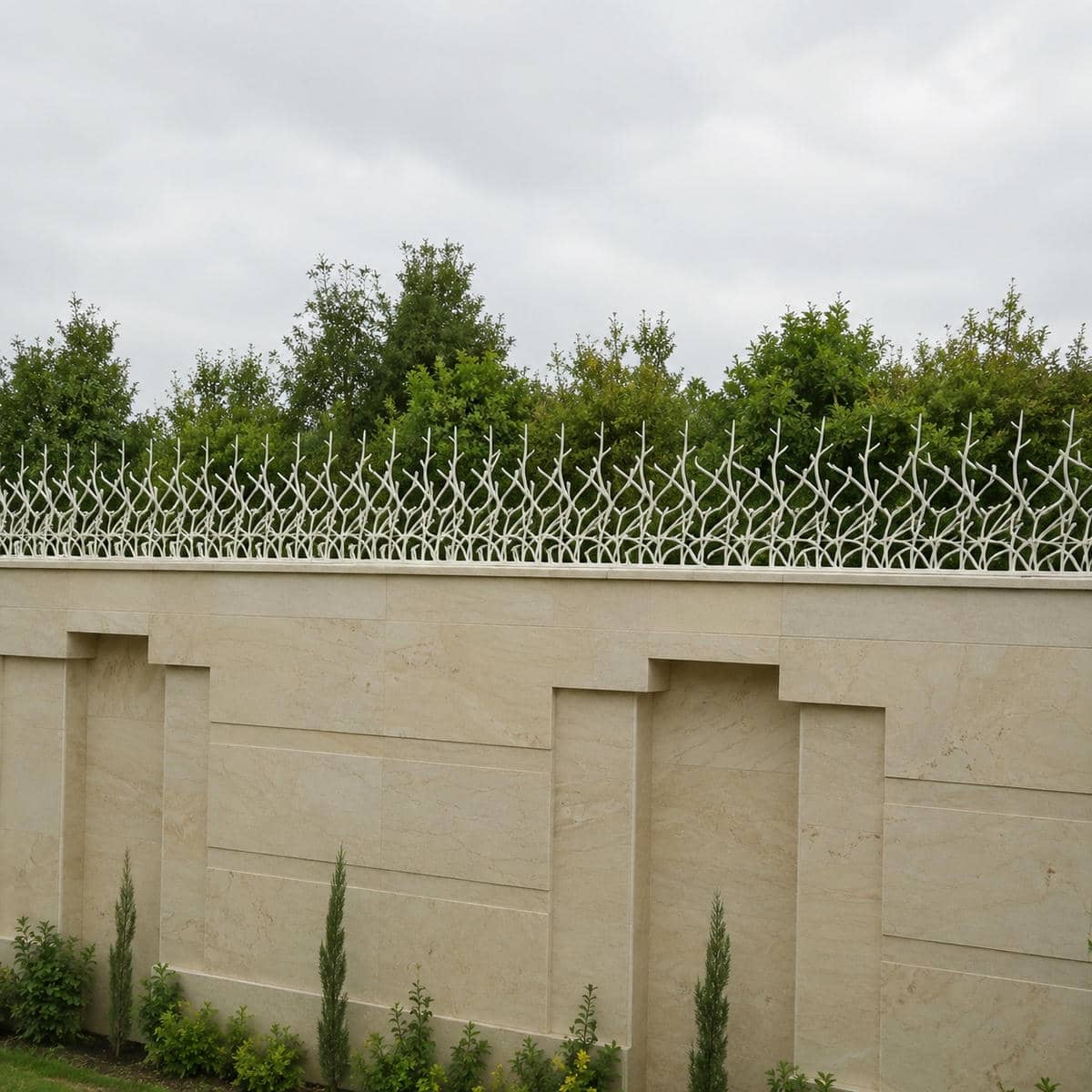 حفاظ دیوار استان کرمان با مدل شاخ گوزنی مرکز تخصصی حفاظ دیوار در استان کرمان