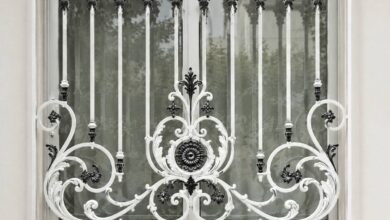 حفاظ پنجره آهنی نمای ساختمان استان خراسان شمالی