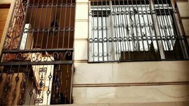 حفاظ پنجره استان چهارمحال و بختیاری مدل آهنی مشکی