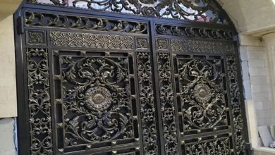 درب حیاط فلزی مدرن استان خراسان جنوبی